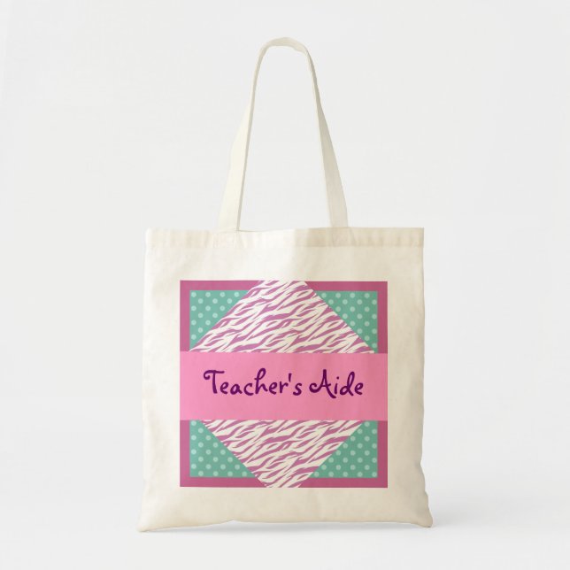 Tote Bag Cadeau réglé de motif de diamant de l'AIDE du (Devant)