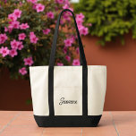 Tote Bag Cadeau simple et personnalisé<br><div class="desc">Cet adorable sac fourre-tout-cadeau de femme d'honneur personnalisé est la façon parfaite de montrer votre appréciation à vos demoiselles d'honneur lors de votre journée spéciale. Personnalisez-le avec le nom de chaque femme de ménage pour une touche réfléchie qu'ils aimeront.</div>