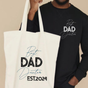 Tote Bag Cadeau tendance pour papa Nom personnalisé individ
