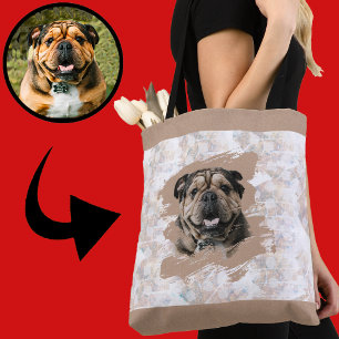 Tote Bag Cadeau unique pour maman de bouledogue anglais ama