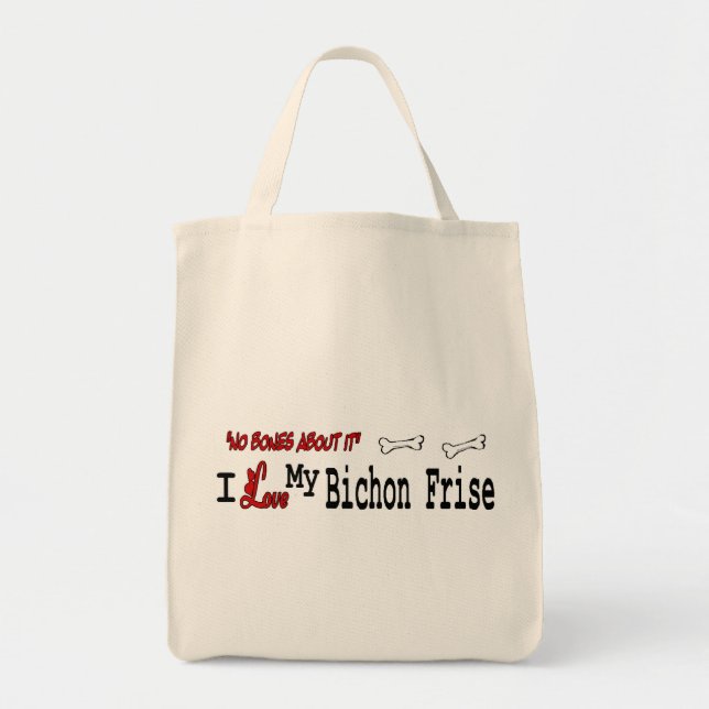 Tote Bag Cadeaux Bichon Frise (Devant)
