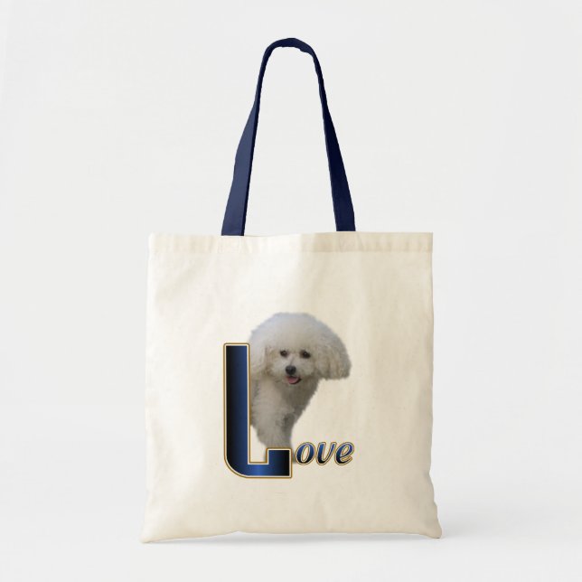 Tote Bag Cadeaux Bichon Frise (Devant)
