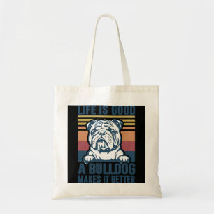 Tote Bag Cadeaux Bulldog Pour Femmes Hommes Chien Papa Chie