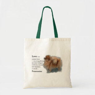 Tote Bag Cadeaux d'amants de Pomeranian