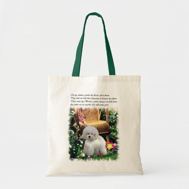 Tote Bag Cadeaux d'art Bichon Frise (Devant)