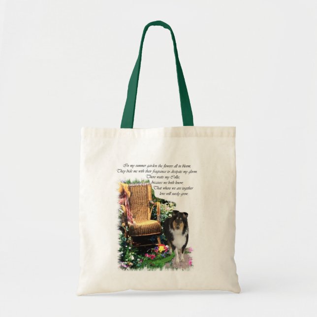 Tote Bag Cadeaux d'art Collie Tri-Color (Devant)