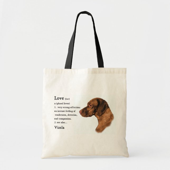 Tote Bag Cadeaux d'art Vizsla (Devant)