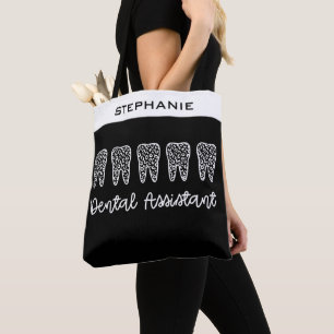 Tote Bag Cadeaux d'assistant dentaire personnalisés   Dent