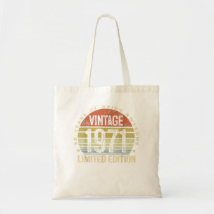 Tote Bag Cadeaux de 50 ans Vintage 1971 Édition limitée 5