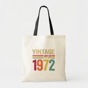Tote Bag Cadeaux de 50 ans Vintage 1972 50e cadeau d'annive
