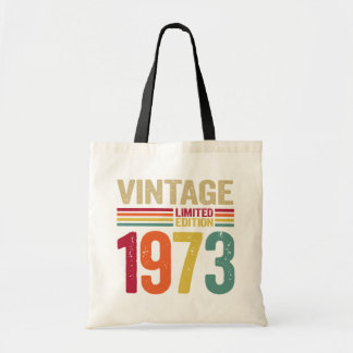 Tote Bag Cadeaux de 50 ans Vintage 1973 50e cadeau d'annive