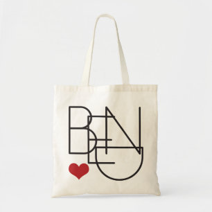 Tote Bag Cadeaux de Bachelorette de logo de coeur de