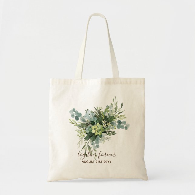 Tote Bag Cadeaux de fête de mariée sur mesure cadeau de ver (Devant)
