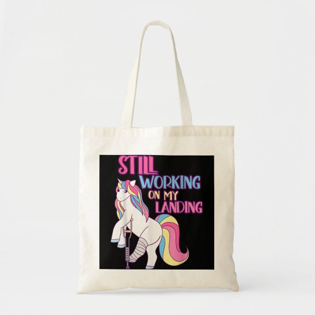 Tote Bag Cadeaux De Jambe Cassé Pour Enfants Unicorn Se Bie (Devant)
