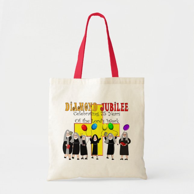Tote Bag Cadeaux de jubilé de diamant de nonnes (Devant)