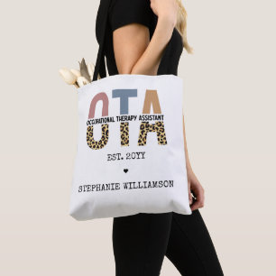 Tote Bag Cadeaux de l'assistant d'ergothérapie OTA personna