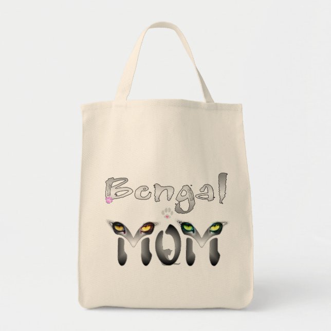 Tote Bag Cadeaux de maman de chat du Bengale (Devant)
