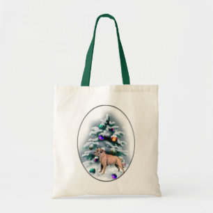 Tote Bag Cadeaux de Noël Border Terrier