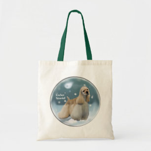Tote Bag Cadeaux de Noël de cocker