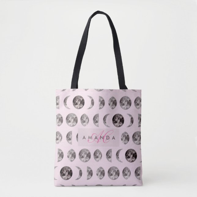 Tote Bag Cadeaux de phases lunaires fantaisistes et rêveurs (Devant)
