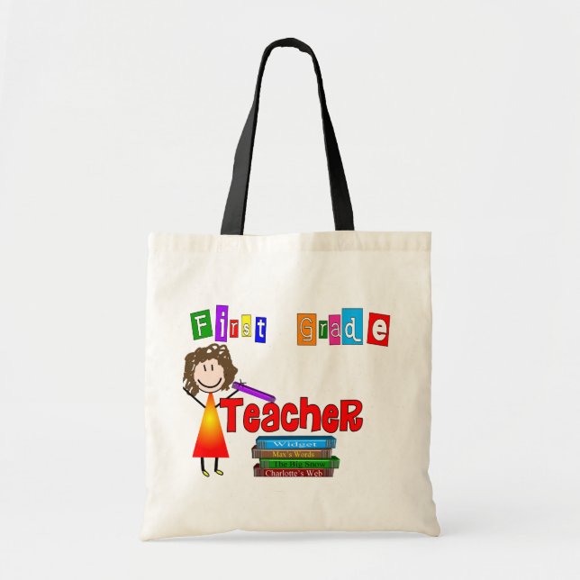 Tote Bag Cadeaux de professeur de première catégorie (Devant)