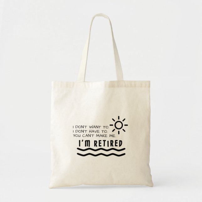 Tote Bag Cadeaux de retraite drôles pour la maman de papa (Devant)