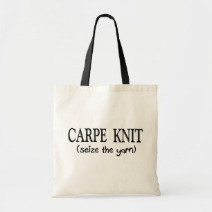 Tote Bag Cadeaux de tricoteuse de Knit de Carpe