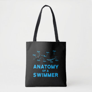 Tote Bag Cadeaux De Ventilateur De Baignade Anatomie D'Un B