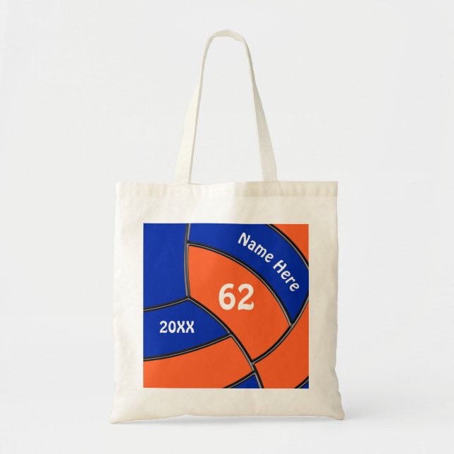 Tote Bag Cadeaux de volley-ball personnalisés pour les joue (Devant)