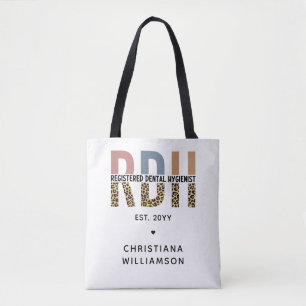 Tote Bag Cadeaux d'hygiéniste dentaire enregistrés sur mesu