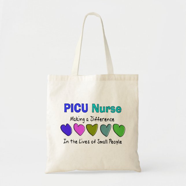 Tote Bag Cadeaux d'infirmière de PICU (Devant)