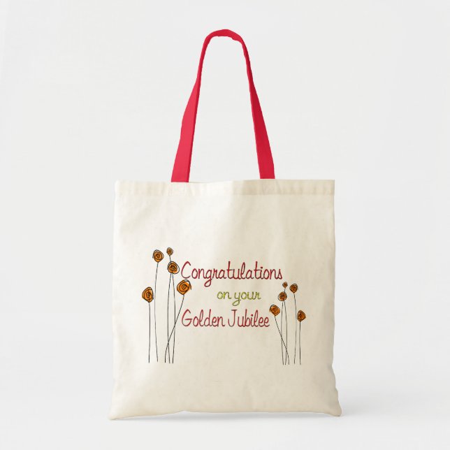 Tote Bag Cadeaux d'or de jubilé de nonnes (cinquantième (Devant)