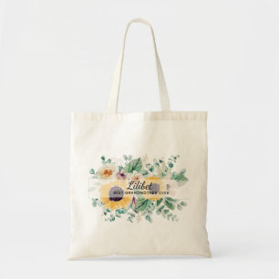 Tote Bag Cadeaux GRANDMA - Tournesol Thème Personnalisé