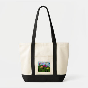 Tote Bag Cadeaux noirs d'art d'amoureux de les chats