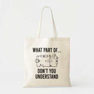 Tote Bag cadeaux pour ingénieur électrique, cadeaux électri