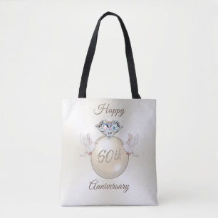 Tote Bag Cadeaux pour le 60ème anniversaire pratiques et be