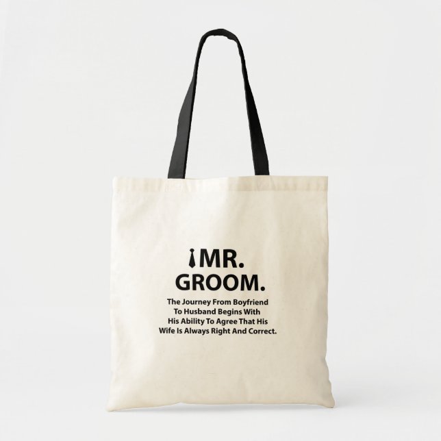 Tote Bag Cadeaux pour l'enterrement de vie de garçon du mar (Devant)