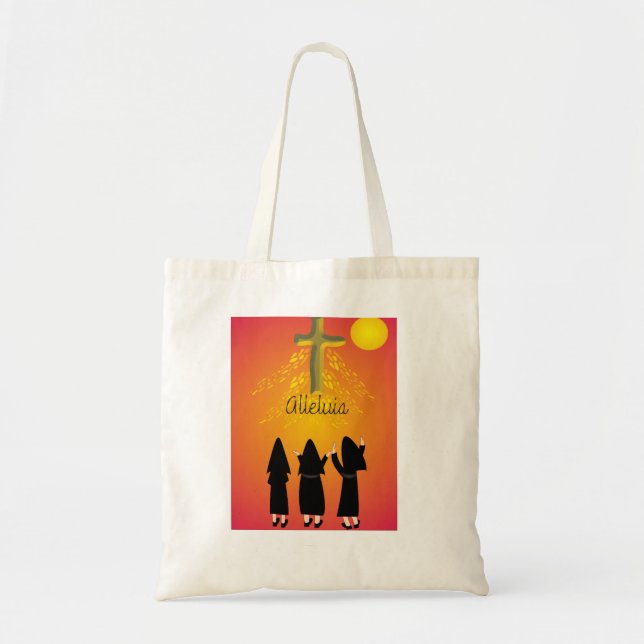 Tote Bag Cadeaux religieux catholiques de "alléluia" (Devant)