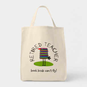 Tote Bag Cadeaux retirés de "oiseau de livre" de professeur