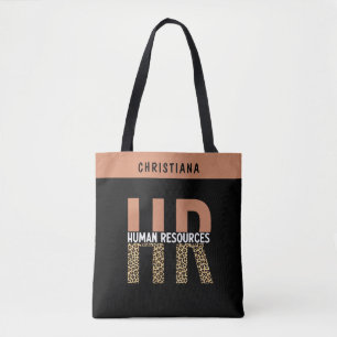 Tote Bag Cadeaux RH Empreintes de léopard RH personnalisés