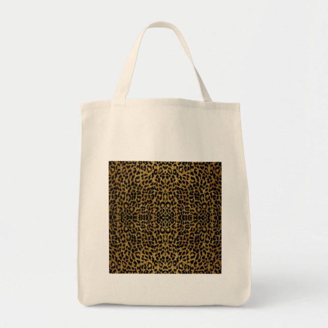 Tote Bag Cadeaux Rockabilly Imprimé Léopard RAB (Devant)