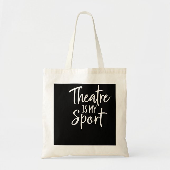 Tote Bag Cadeaux théâtraux pour acteurs Le théâtre musical  (Devant)