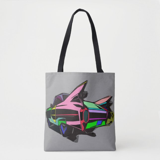 Tote Bag Cadillac coloré (Devant)