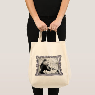 Tote Bag Cadre argenté fantaisie personnalisé pour photo d'