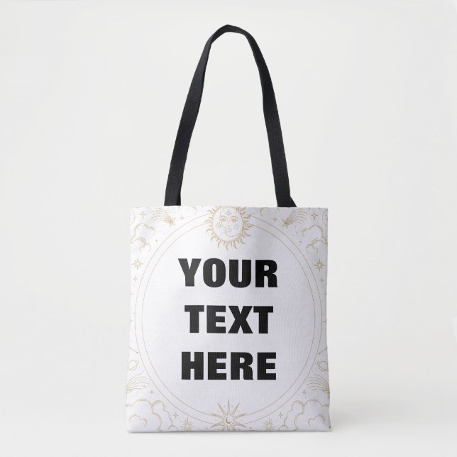 Tote Bag Cadre Celestial personnalisé (Devant)