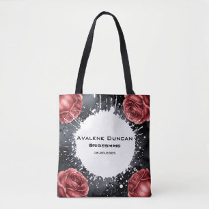 Tote Bag Cadre de mariage Rose Gothique, Cadeau pour Demois