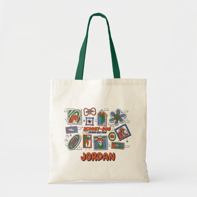 Tote Bag Cadre de photos d'Halloween de Scooby-Doo (Devant)