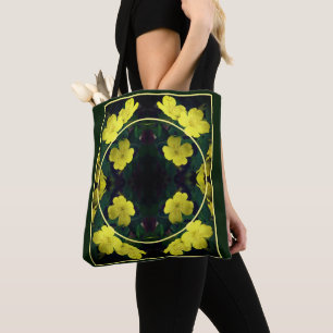 Tote Bag Cadre Fleur De Géranium Créez Votre Propre Photo