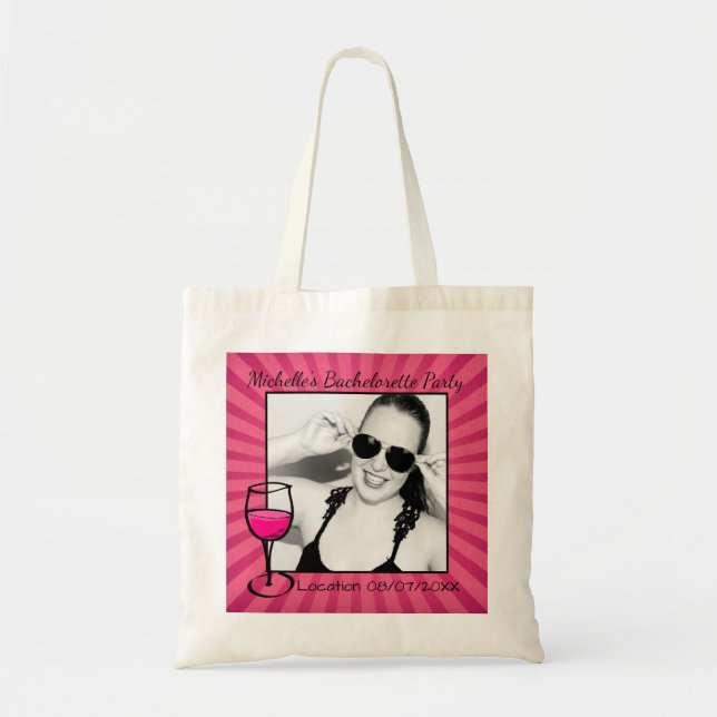 Tote Bag Cadre personnalisé de Bachelorette (Devant)