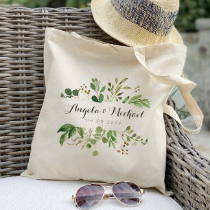 Tote Bag Cadre vert Bridesmaid Personnalisé